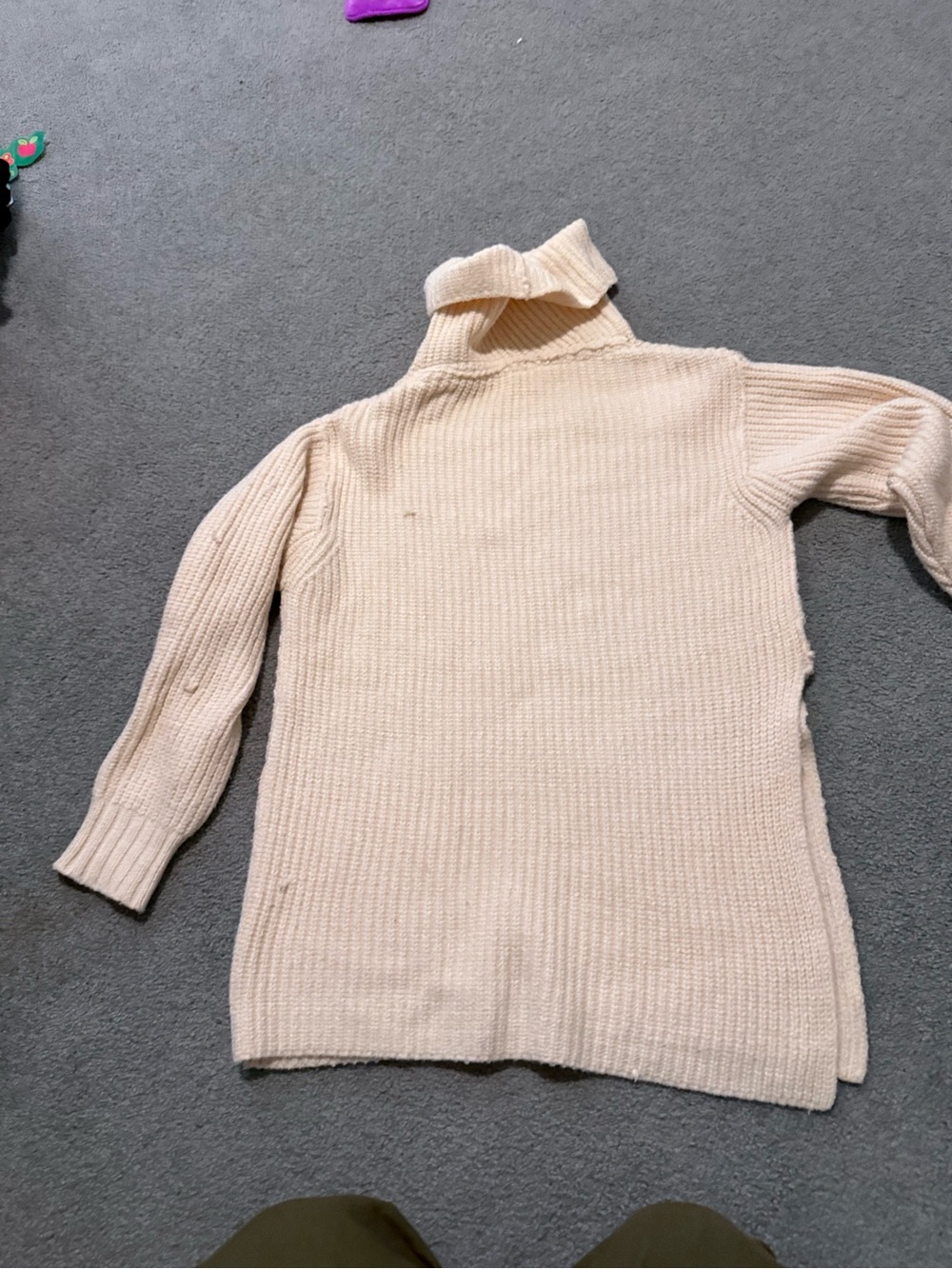 Free People Turtleneck Ribbed Sweater